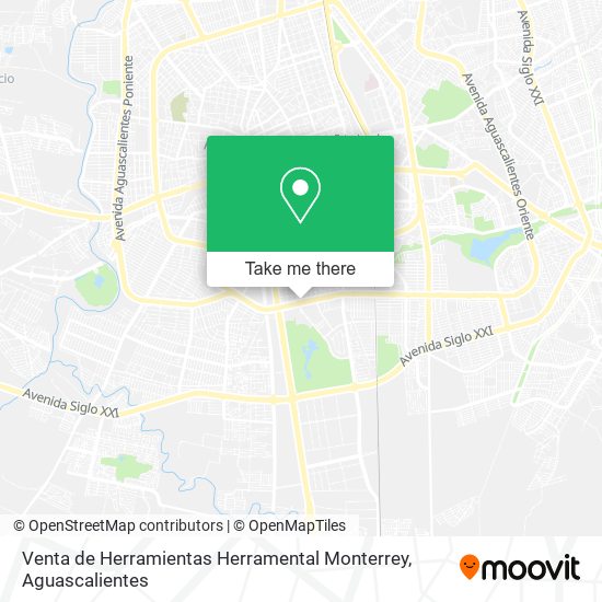 Mapa de Venta de Herramientas Herramental Monterrey