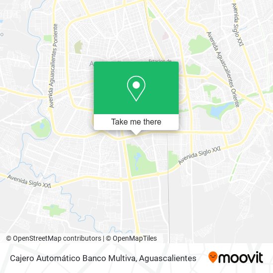 Mapa de Cajero Automático Banco Multiva