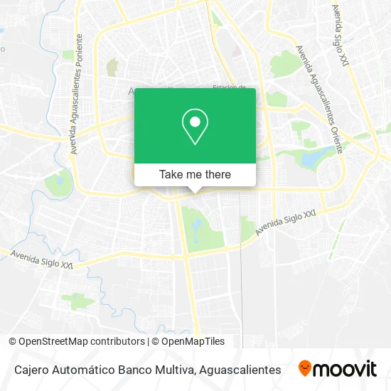 Cajero Automático Banco Multiva map