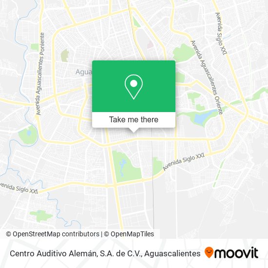 Mapa de Centro Auditivo Alemán, S.A. de C.V.