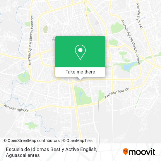 Escuela de Idiomas Best y Active English map