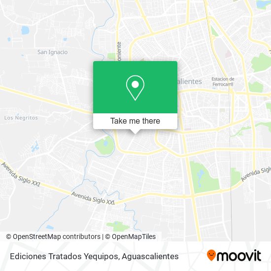 Mapa de Ediciones Tratados Yequipos