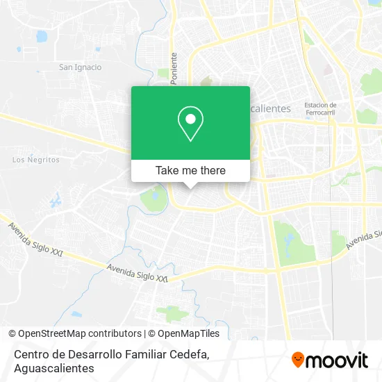 Centro de Desarrollo Familiar Cedefa map