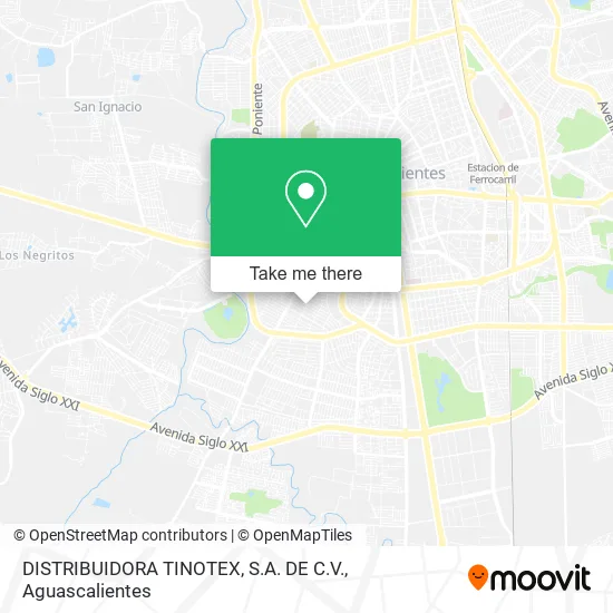 DISTRIBUIDORA TINOTEX, S.A. DE C.V. map