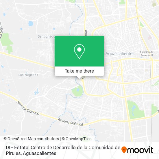 DIF Estatal Centro de Desarrollo de la Comunidad de Pirules map