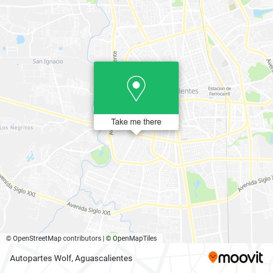 Autopartes Wolf map