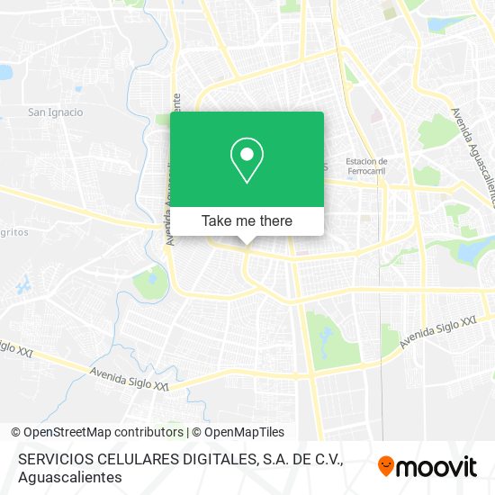 SERVICIOS CELULARES DIGITALES, S.A. DE C.V. map