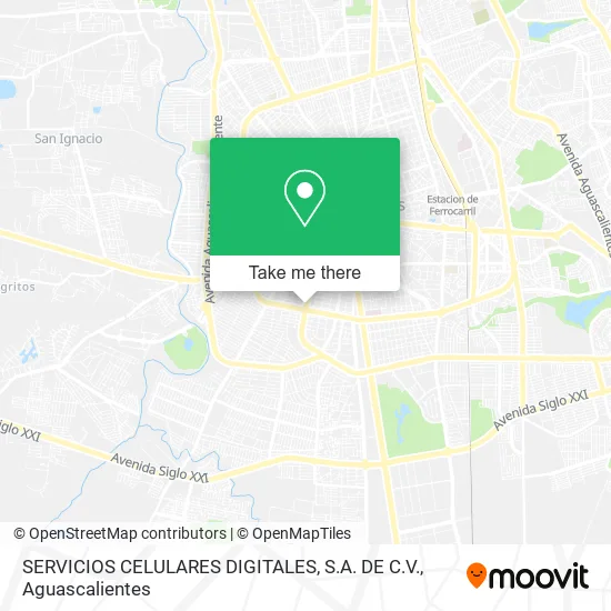 SERVICIOS CELULARES DIGITALES, S.A. DE C.V. map
