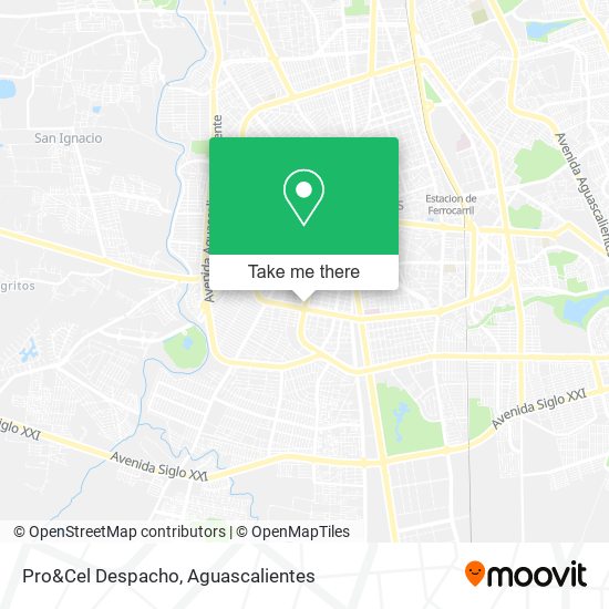 Mapa de Pro&Cel Despacho