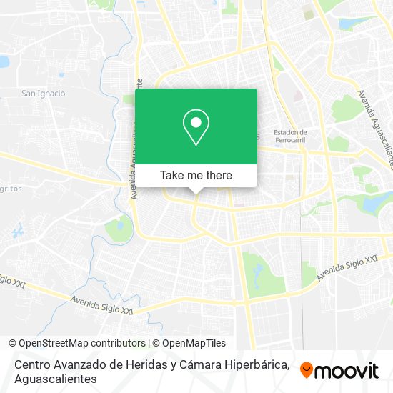 Centro Avanzado de Heridas y Cámara Hiperbárica map