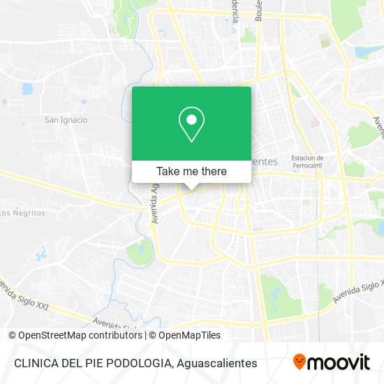 Mapa de CLINICA DEL PIE PODOLOGIA