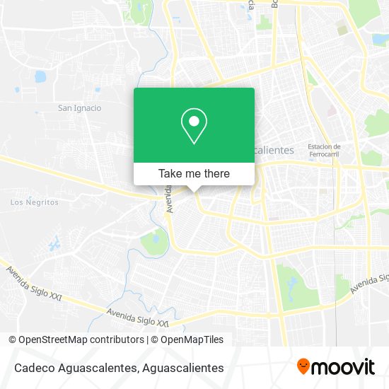 Cadeco Aguascalentes map