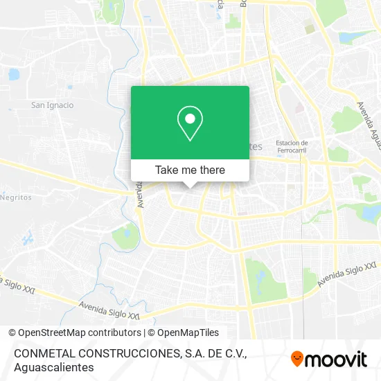 CONMETAL CONSTRUCCIONES, S.A. DE C.V. map