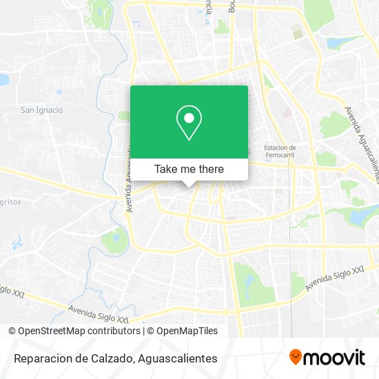 Reparacion de Calzado map