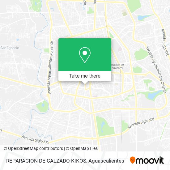 REPARACION DE CALZADO KIKOS map