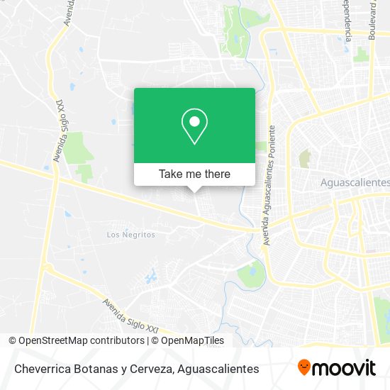 Cheverrica Botanas y Cerveza map
