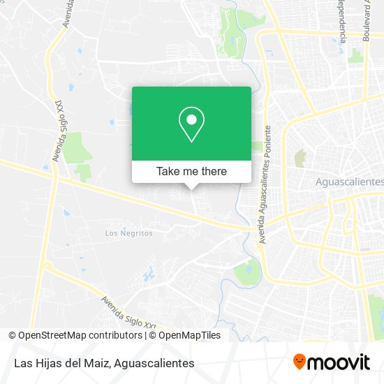 Las Hijas del Maiz map