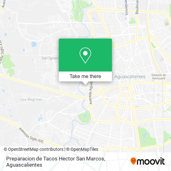 Mapa de Preparacion de Tacos Hector San Marcos