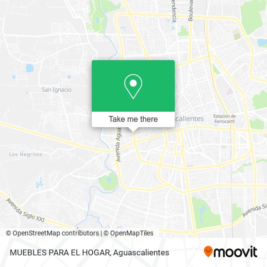 Mapa de MUEBLES PARA EL HOGAR