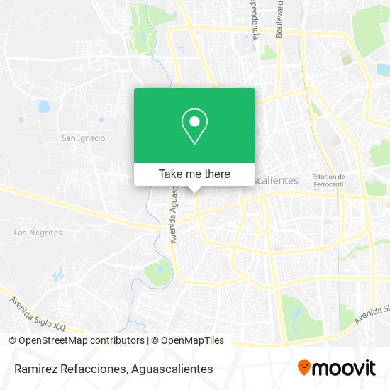 Mapa de Ramirez Refacciones