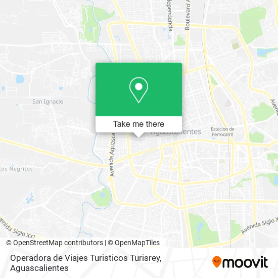 Operadora de Viajes Turisticos Turisrey map