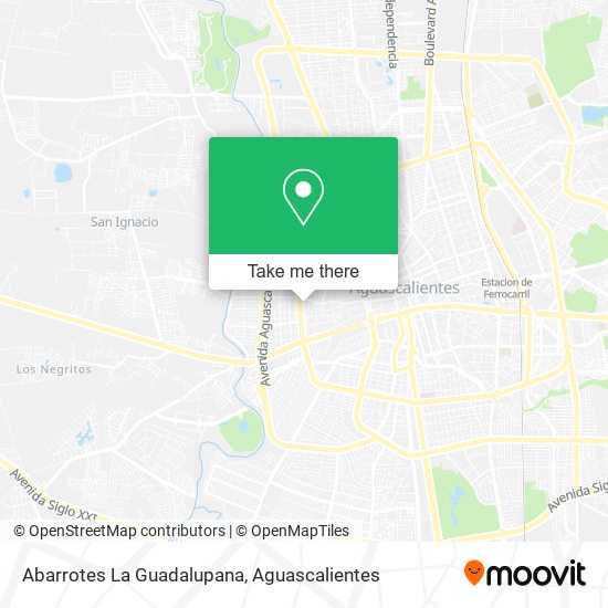 Abarrotes La Guadalupana map