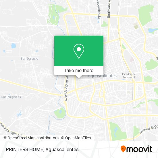 PRINTERS HOME map