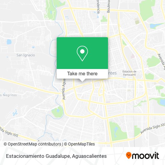 Mapa de Estacionamiento Guadalupe