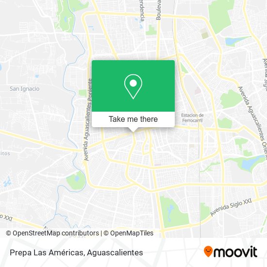 Prepa Las Américas map