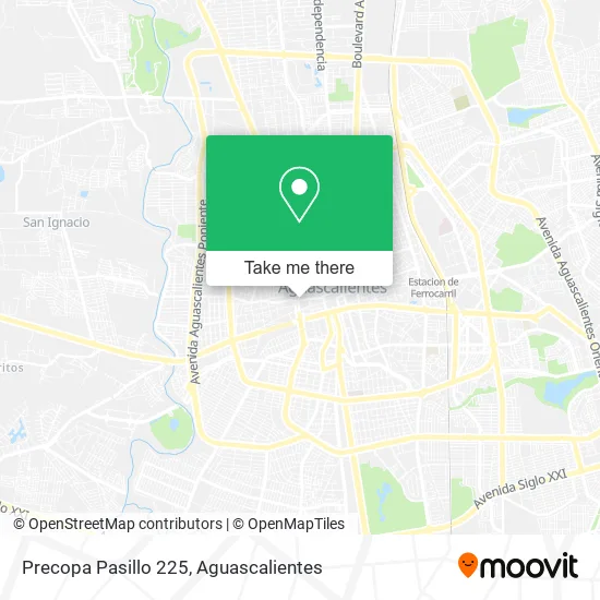 Mapa de Precopa Pasillo 225