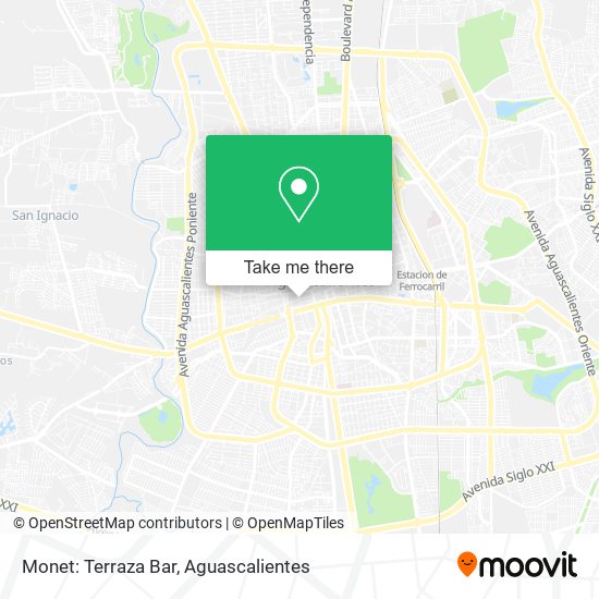 Mapa de Monet: Terraza Bar