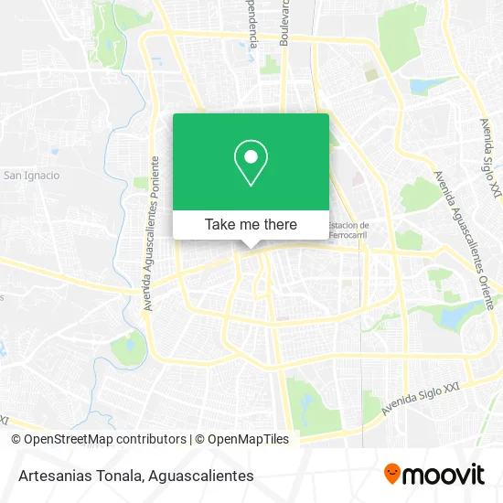 Mapa de Artesanias Tonala