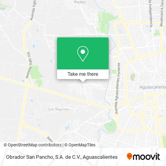Obrador San Pancho, S.A. de C.V. map