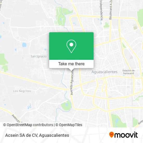 Acsein SA de CV map