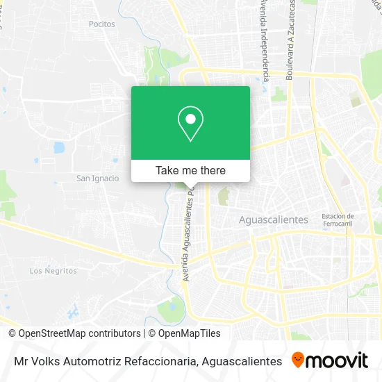 Mr Volks Automotriz Refaccionaria map