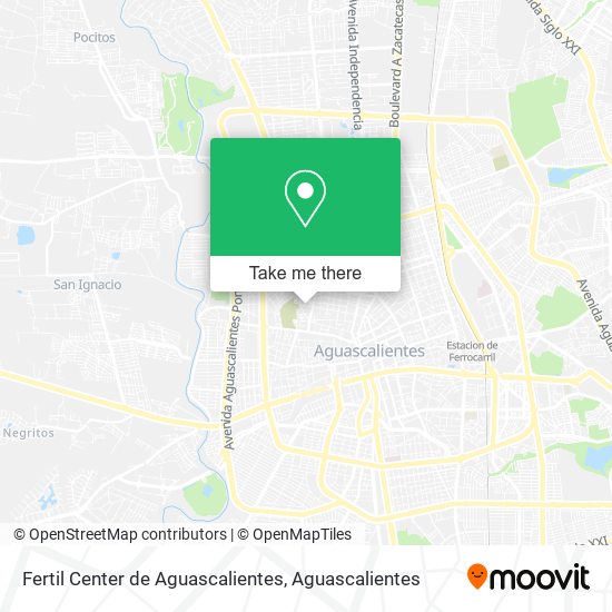 Fertil Center de Aguascalientes map