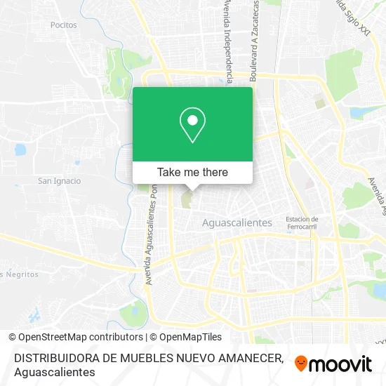 DISTRIBUIDORA DE MUEBLES NUEVO AMANECER map