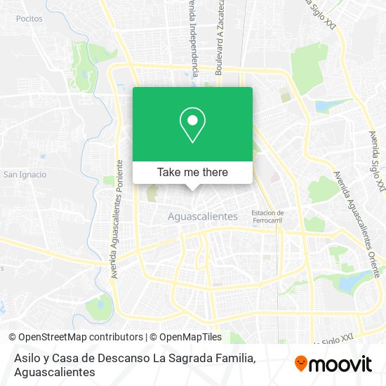 Mapa de Asilo y Casa de Descanso La Sagrada Familia