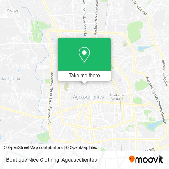 Boutique Nice Clothing map