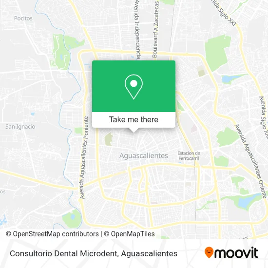 Consultorio Dental Microdent map