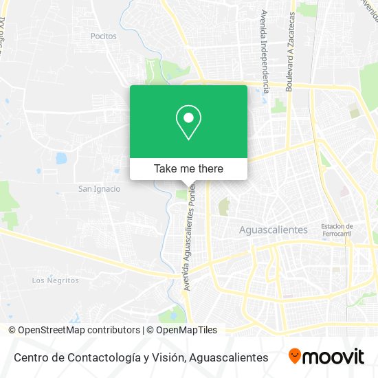 Centro de Contactología y Visión map