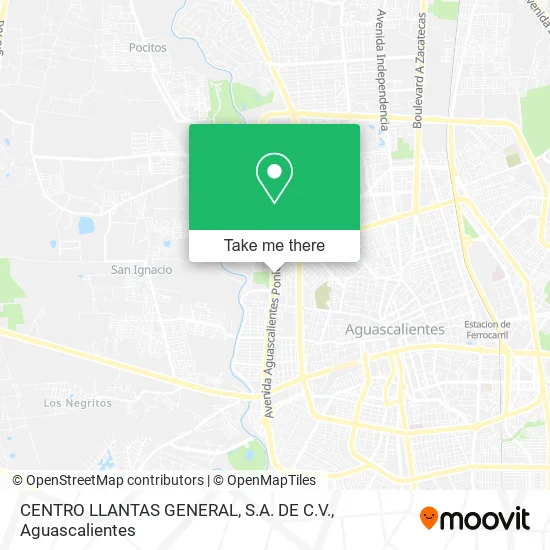 CENTRO LLANTAS GENERAL, S.A. DE C.V. map