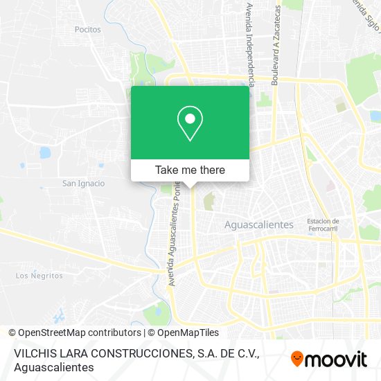 Mapa de VILCHIS LARA CONSTRUCCIONES, S.A. DE C.V.
