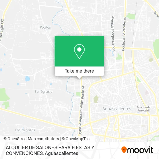 Mapa de ALQUILER DE SALONES PARA FIESTAS Y CONVENCIONES