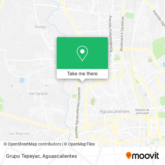 Grupo Tepeyac map
