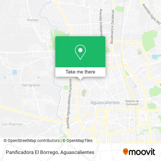 Mapa de Panificadora El Borrego