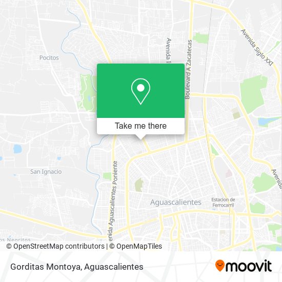 Gorditas Montoya map