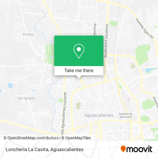 Loncheria La Casita map