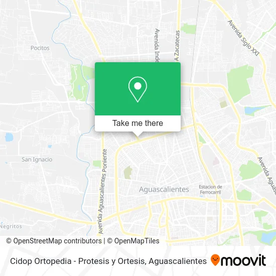 Cidop Ortopedia - Protesis y Ortesis map