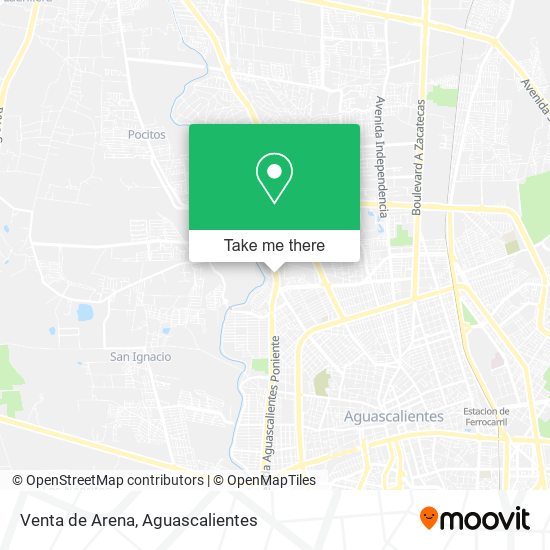 Mapa de Venta de Arena